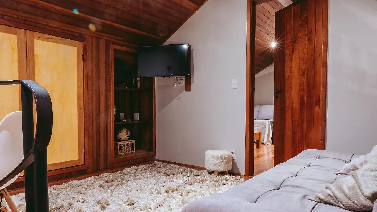 Duplex Com Lareira E Tv Smart Em Meio A Natureza Campos do Jordão 브라질